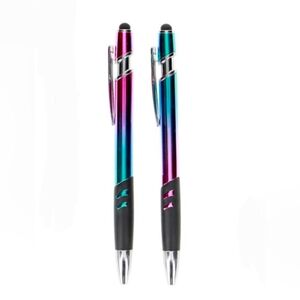 2pk E-Circuit 2-in-1 Ombre Stylus Pens BNIB